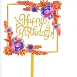 1 pc Cake Topper, Birthday Toppers, Party